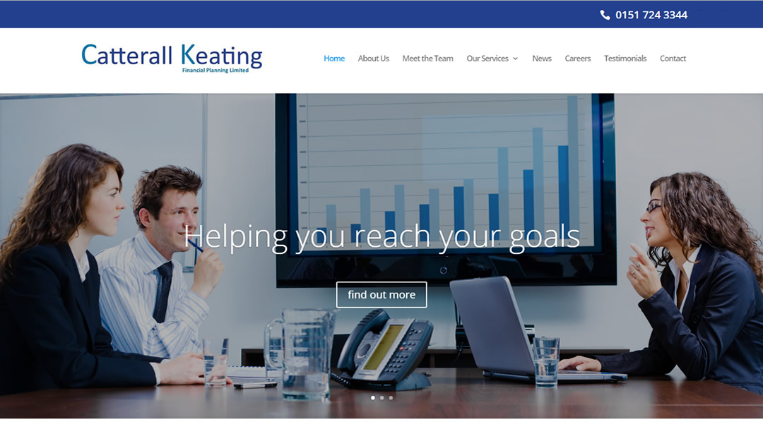 Catterall Keating - a responsive website from Springwood Web Solutions