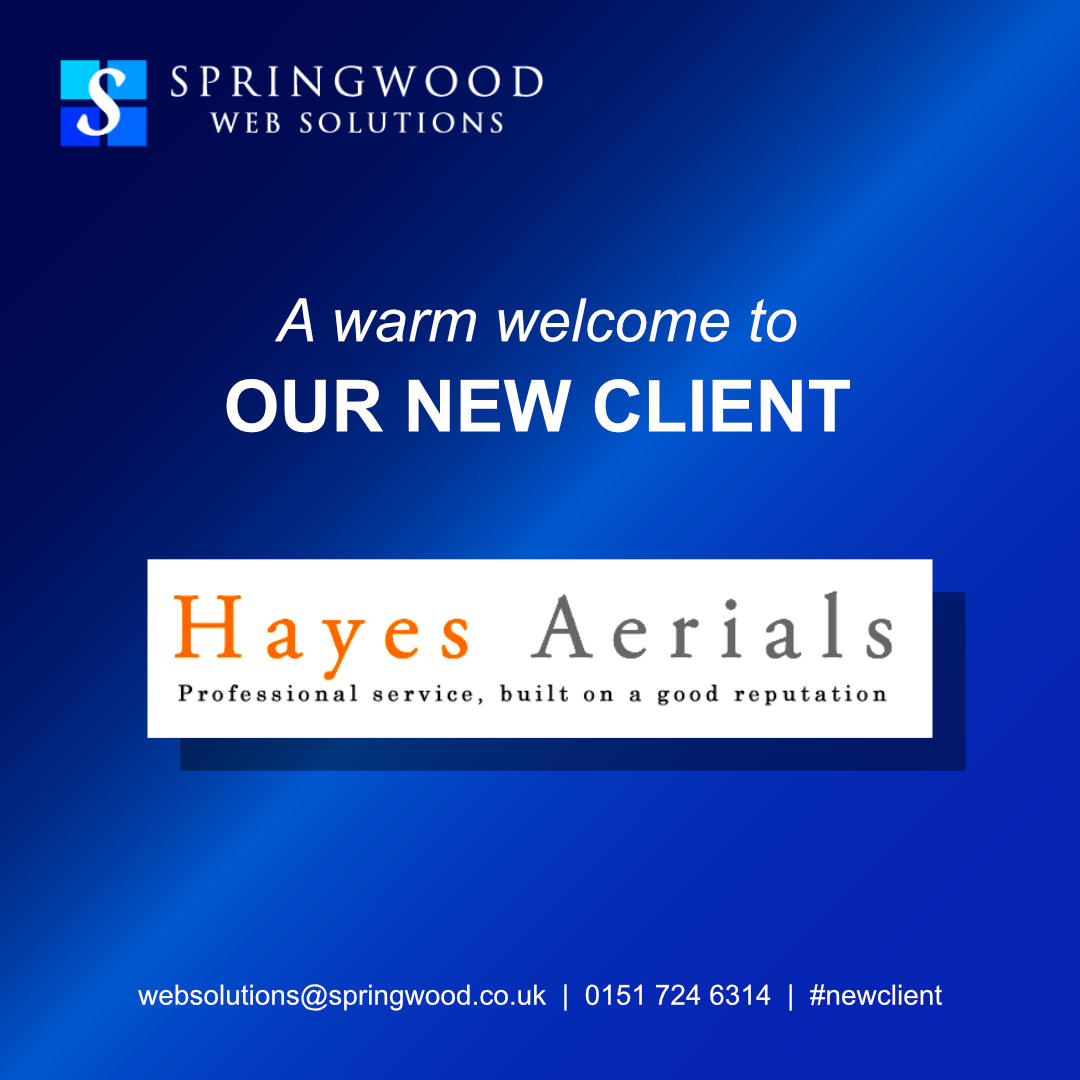 New website client – Hayes Aerials New website client - Hayes Aerials