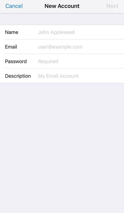 iPhone screen image