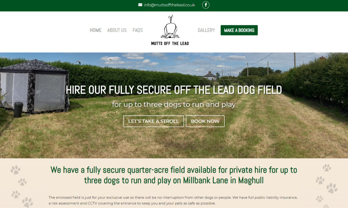 Mutts off the Lead website